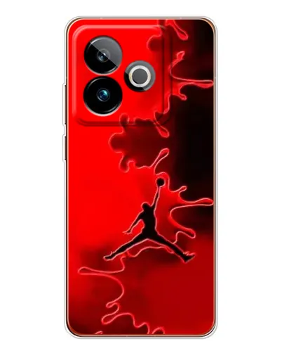 Чехол для Realme GT 7T с картинкой «Jordan Red Smoke»