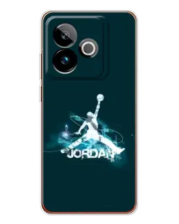 Чехол для Realme GT 7T с картинкой «Jordan Blue Fire» Чехол для Realme GT 7T с картинкой «Jordan Blue Fire»