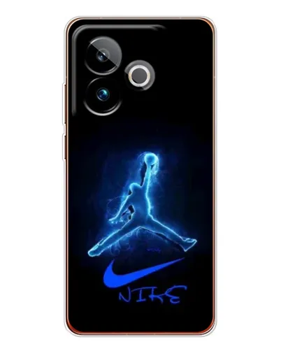 Чехол для Realme GT 7T с картинкой «Jordan Neon Blue»