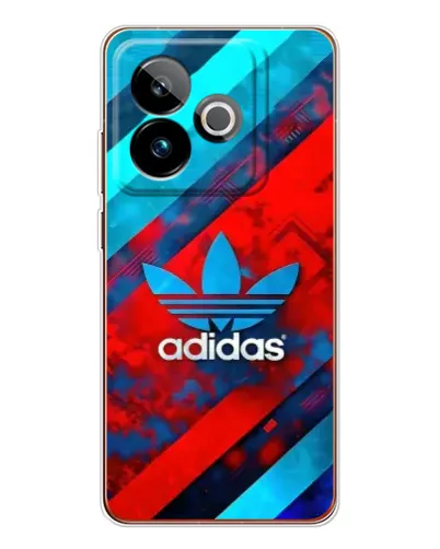 Чехол для Realme GT 7T с картинкой «Абстракция Adidas»