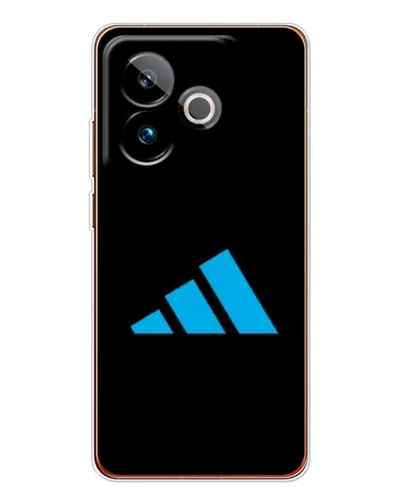 Чехол для Realme GT 7T с картинкой «Adidas Cyan Logo»