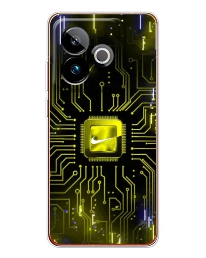 Чехол для Realme GT 7T с картинкой «Nike — золотая искра» Чехол для Realme GT 7T с картинкой «Nike — золотая искра»