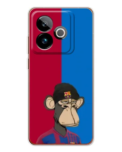Чехол для Realme GT 7T с картинкой «Bored Ape — фанат Барсы» Чехол для Realme GT 7T с картинкой «Bored Ape — фанат Барсы»
