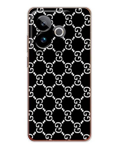 Чехол для Realme GT 7T с картинкой «Gucci — сетчатый паттерн»