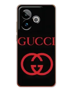 Чехол для Realme GT 7T с картинкой «Gucci — красный логотип» Чехол для Realme GT 7T с картинкой «Gucci — красный логотип»
