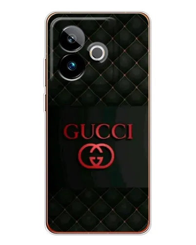 Чехол для Realme GT 7T с картинкой «Gucci — стеганый черный»