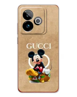 Чехол для Realme GT 7T с картинкой «Микки Маус Gucci — крафт» Чехол для Realme GT 7T с картинкой «Микки Маус Gucci — крафт»