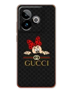 Чехол для Realme GT 7T с картинкой «Минни Маус Gucci — черный» Чехол для Realme GT 7T с картинкой «Минни Маус Gucci — черный»