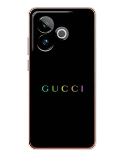 Чехол для Realme GT 7T с картинкой «Gucci — неоновый минимализм» Чехол для Realme GT 7T с картинкой «Gucci — неоновый минимализм»