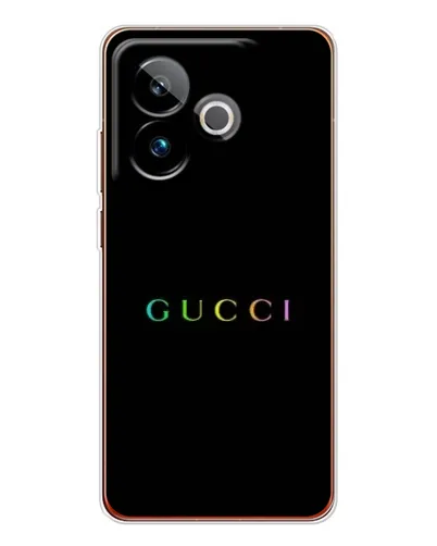 Чехол для Realme GT 7T с картинкой «Gucci — неоновый минимализм» Чехол для Realme GT 7T с картинкой «Gucci — неоновый минимализм»