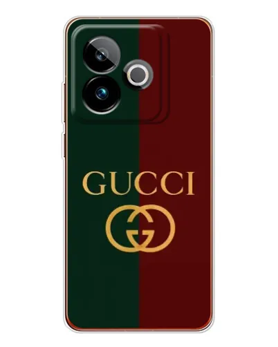 Чехол для Realme GT 7T с картинкой «Gucci — темно-зеленый градиент» Чехол для Realme GT 7T с картинкой «Gucci — темно-зеленый градиент»