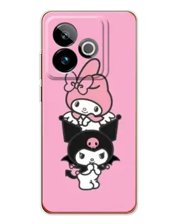 Чехол для Realme GT 7T с картинкой «My Melody и Kuromi»