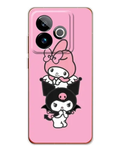Чехол для Realme GT 7T с картинкой «My Melody и Kuromi» Чехол для Realme GT 7T с картинкой «My Melody и Kuromi»