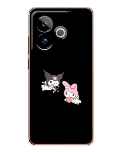 Чехол для Realme GT 7T с картинкой «My Melody и Kuromi» Чехол для Realme GT 7T с картинкой «My Melody и Kuromi»