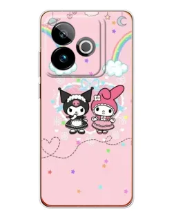 Чехол для Realme GT 7T с картинкой «My Melody и Kuromi»