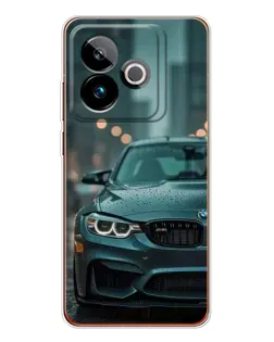 Чехол для Realme GT 7T с картинкой «BMW в огнях города»