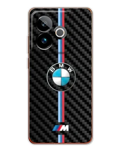 Чехол для Realme GT 7T с картинкой «Эмблема BMW и карбон»