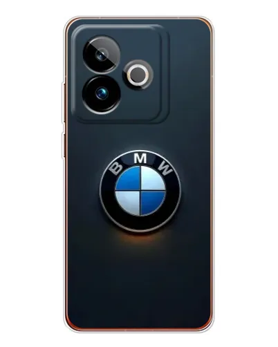 Чехол для Realme GT 7T с картинкой «Логотип BMW — минимализм»