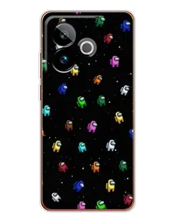 Чехол для Realme GT 7T с картинкой «Экипаж Among Us»