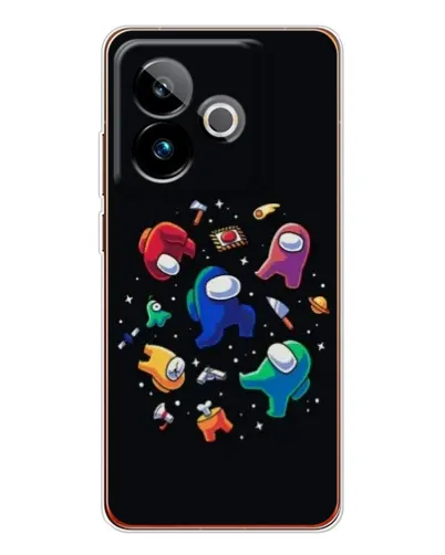Чехол для Realme GT 7T с картинкой «Among Us космос» Чехол для Realme GT 7T с картинкой «Among Us космос»