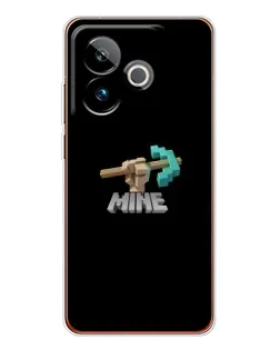 Чехол для Realme GT 7T с картинкой «Алмазная кирка»