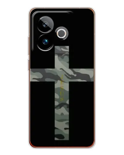 Чехол для Realme GT 7T с картинкой «Милитари Крест»
