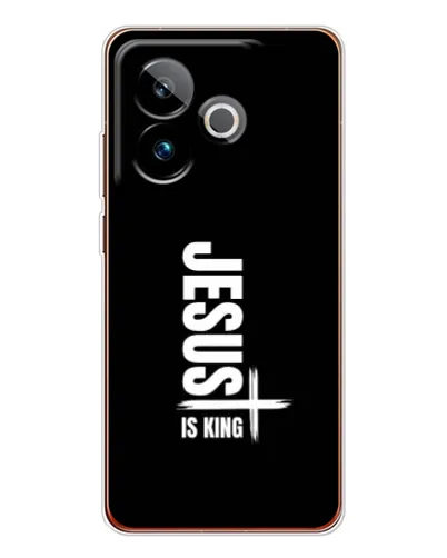 Чехол для Realme GT 7T с картинкой «Вертикаль веры Jesus»