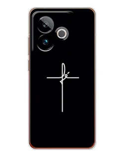 Чехол для Realme GT 7T с картинкой «Тонкий крест»