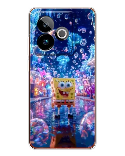 Чехол для Realme GT 7T с картинкой «Неоновый океан» Чехол для Realme GT 7T с картинкой «Неоновый океан»