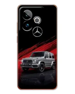 Чехол для Realme GT 7T с картинкой «Mercedes G-Class красный»