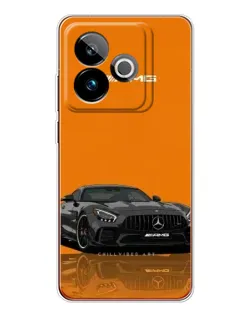Чехол для Realme GT 7T с картинкой «Оранжевый Mercedes AMG»