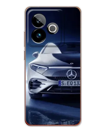 Чехол для Realme GT 7T с картинкой «Mercedes EQ — будущее»