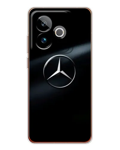 Чехол для Realme GT 7T с картинкой «Mercedes на металле» Чехол для Realme GT 7T с картинкой «Mercedes на металле»