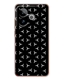 Чехол для Realme GT 7T с картинкой «Mercedes паттерн звезд»