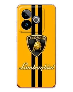 Чохол для Realme GT 7T з картинкою «Lamborghini Stripe жовтий»