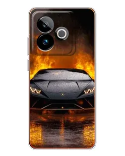 Чехол для Realme GT 7T с картинкой «Lamborghini в огне» Чехол для Realme GT 7T с картинкой «Lamborghini в огне»