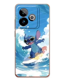 Чехол для Realme GT 7T с картинкой «Стич на волне» Чехол для Realme GT 7T с картинкой «Стич на волне»