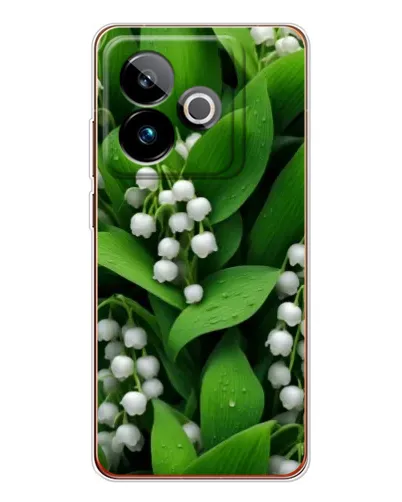 Чехол для Realme GT 7T с картинкой «Ландыши в зелени» Чехол для Realme GT 7T с картинкой «Ландыши в зелени»