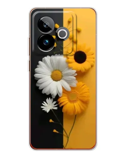 Чехол для Realme GT 7T с картинкой «Подсолнух и ромашка» Чехол для Realme GT 7T с картинкой «Подсолнух и ромашка»