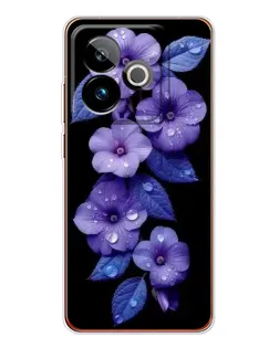 Чохол для Realme GT 7T з картинкою «Фіолетові квіти з росою» Чохол для Realme GT 7T з картинкою «Фіолетові квіти з росою»