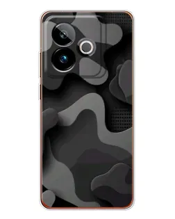 Чехол для Realme GT 7T с картинкой «Темный абстрактный камуфляж» Чехол для Realme GT 7T с картинкой «Темный абстрактный камуфляж»