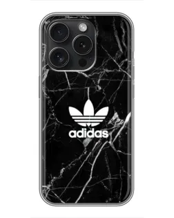 Чехол для RealMe GT 8 Pro с картинкой «Белый мрамор Adidas»
