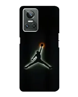 Чехол для Realme GT Neo 3 с картинкой «Jordan Gradient Logo»