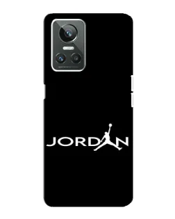 Чехол для Realme GT Neo 3 с картинкой «Jordan White Logo»