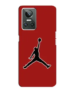 Чехол для Realme GT Neo 3 с картинкой «Jordan Red Back»