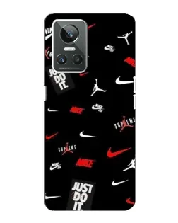 Чехол для Realme GT Neo 3 с картинкой «Nike Mix Pattern»