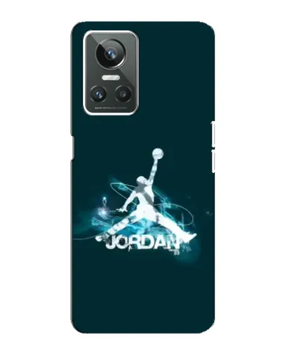 Чехол для Realme GT Neo 3 с картинкой «Jordan Blue Fire» Чехол для Realme GT Neo 3 с картинкой «Jordan Blue Fire»