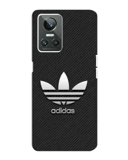 Чехол для Realme GT Neo 3 с картинкой «Adidas Карбоновая текстура»