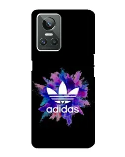 Чехол для Realme GT Neo 3 с картинкой «Взрыв красок Adidas»