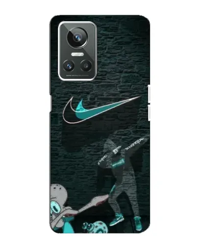 Чехол для Realme GT Neo 3 с картинкой «Спортивный арт Nike»